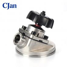 卫生级不锈钢罐（guàn）底隔膜阀（fá）